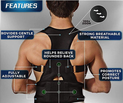 Ergonomic Posture Corrector Belt for Back & Shoulder Alignment